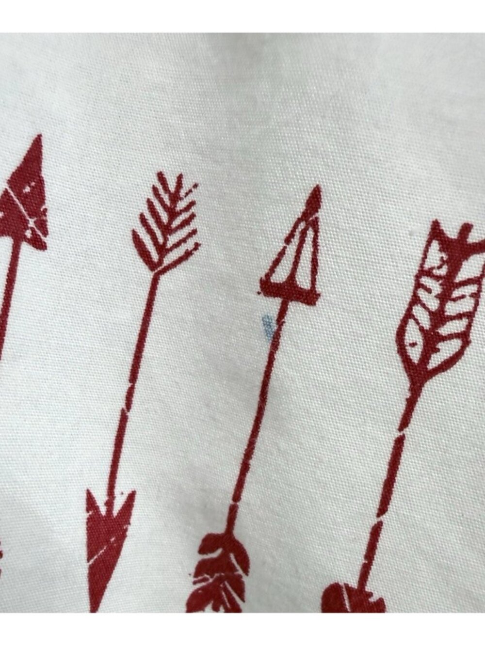 Barn Fly Shirt Womens XL White Red Arrow Print Snap Western Cowgirl Yellowstone - Picture 7 of 10